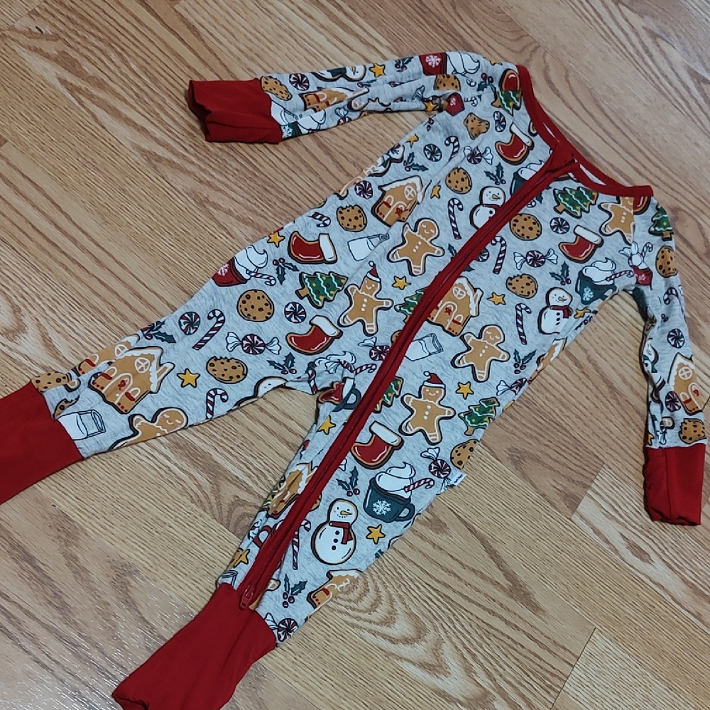 Little Sleepies Holiday Cheer Kids One Piece